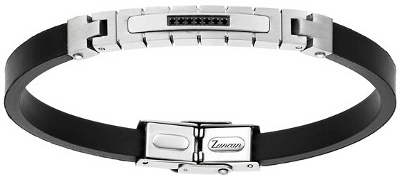 Bracciale Zancan Uomo in Caucciù Spinello UHB030 - UHB030